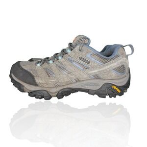 Merrell Gray and Blue Trail Shoes